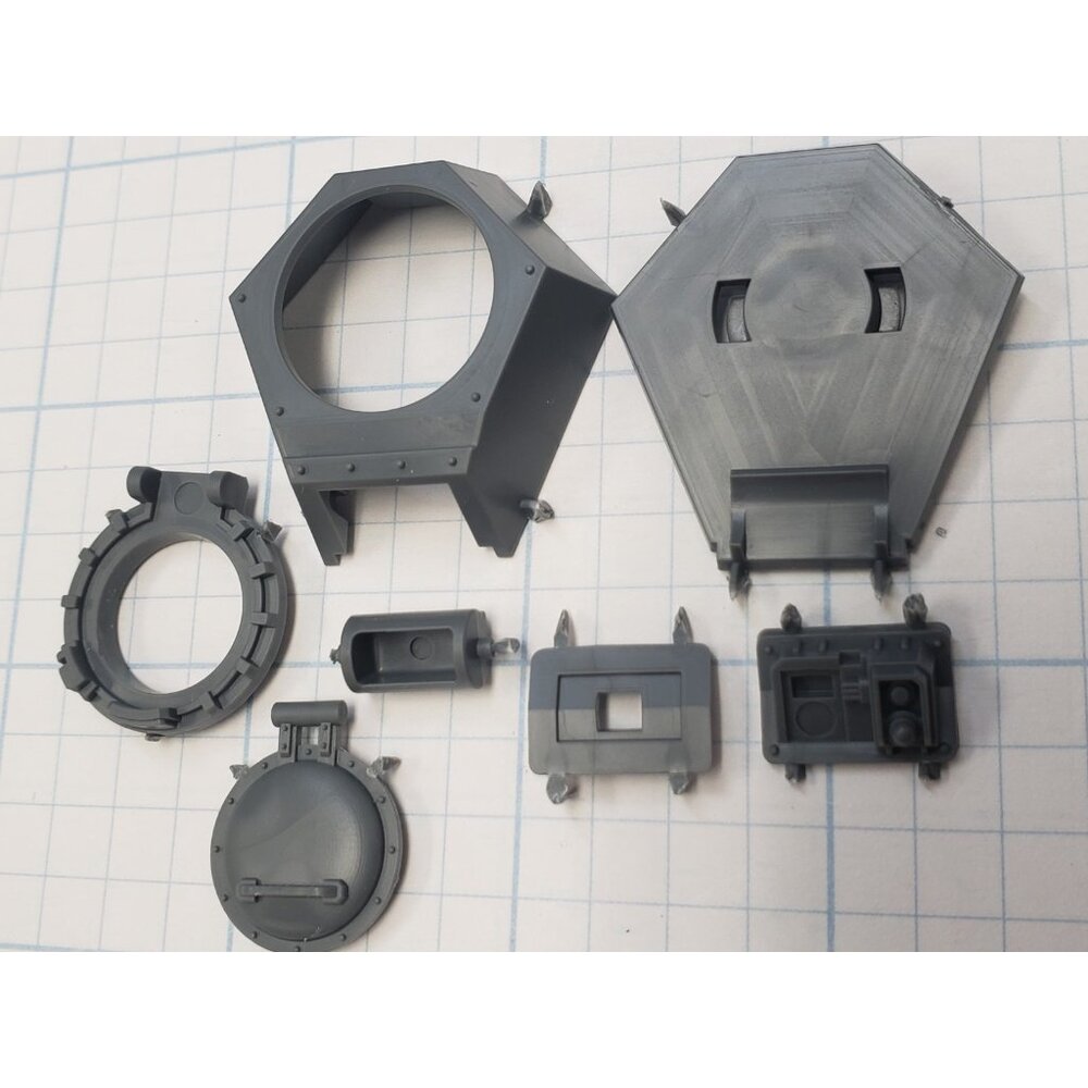 Warhammer 40k Astra Militarum Bits Chimera Tank Turret w Gun Mount Set - Picture 2 of 5